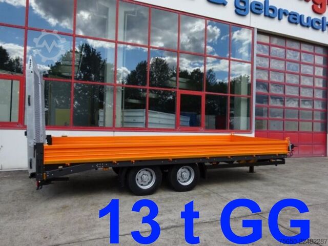 Полуприколка со ниско лежиште Möslein TTT 13- 6,28 Orange  Neuer Tandemtieflader 13 t GG