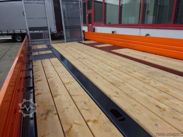 Trailer gandeng low loader Möslein TTT 11-6,2 BR Orange  Tandemtieflader mit breiten RampenNeufahrzeug