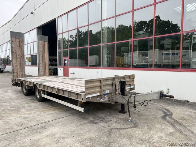 Reboque com plataforma rebaixada Humbaur HBTZ  21 t Tandemtieflader