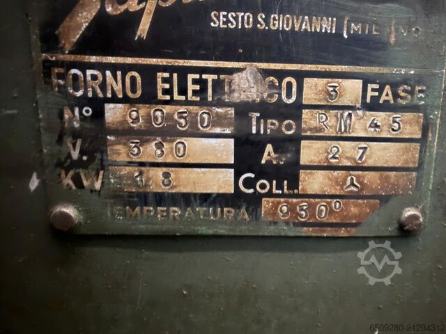 Horno eléctrico para tratamientos térmicos Sapim RM 45