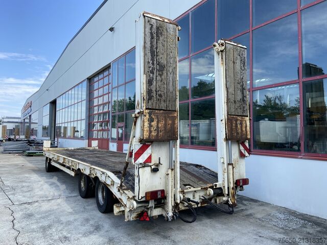 Remolque de plataforma baja Müller Mitteltal PT 30  3 Achs Tieflader 9,20 m Ladefläche