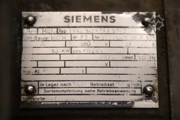 Motor eléctrico 30 kW 2925 rpm Siemens Atlas Copco 1RA6 183-2AB 51-Z  GA 408 Pack