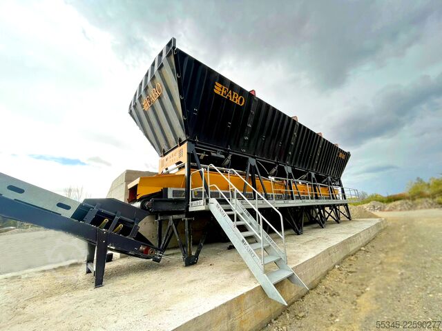Wytwórnia betonu / betonownia FABO Concrete Batching Plant 110 M3/H Compact Concrete Batching Plant