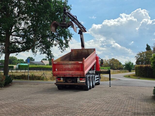クレーン付きティッパー Scania G 400 B 8X4*4 TRIPLE!! KRAAN/KIPPER!!  NL TRUCK!