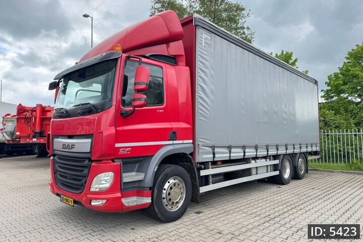 Skjutbar presenning DAF CF 330 Day Cab, Euro 6, 6x2 / Broken engine! / ...