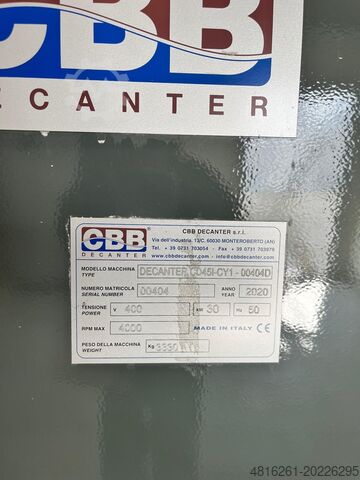 CBB decantor seria I CD 45IC CBB Decanter Serie I – CD 45IC