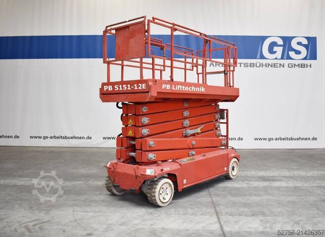 Pont élévateur à ciseaux PB Lifttechnik S151-12E