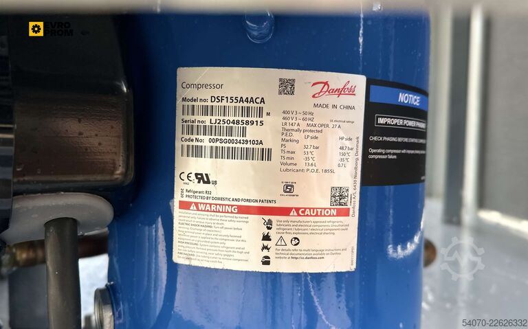  New Industrial Chiller CARRIER - 100 KW | With warranty
