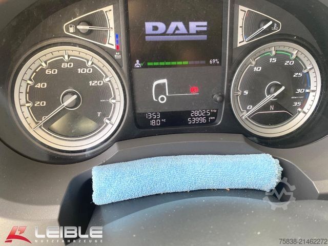 Furgoneta caja DAF LF 210 FA*LBW*540tkm*Radlager Schaden