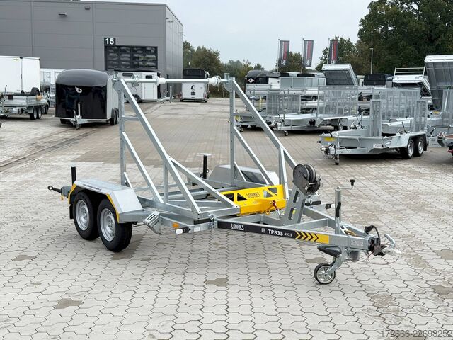  Lorries TPB35-4925 | HANDSEILWINDE 280X165CM 3500KG KABELTROMMELANHÄNGER