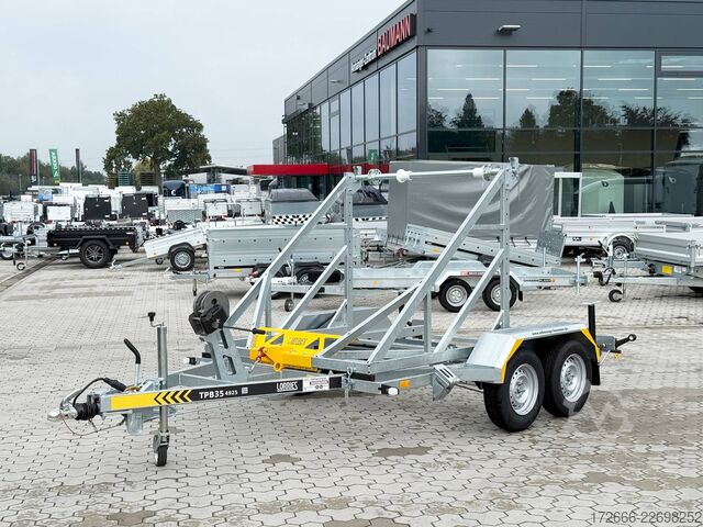  Lorries TPB35-4925 | HANDSEILWINDE 280X165CM 3500KG KABELTROMMELANHÄNGER