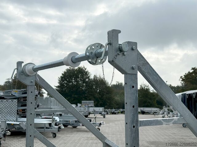  Lorries TPB35-4925 | HANDSEILWINDE 280X165CM 3500KG KABELTROMMELANHÄNGER