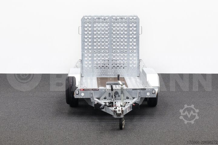  Brian James Trailers DIGGER PLANT 543-2813-27-2-13 | SCHWERLASTRAMPE 280X130CM 2700KG BAUMASCHINENANHÄNGER