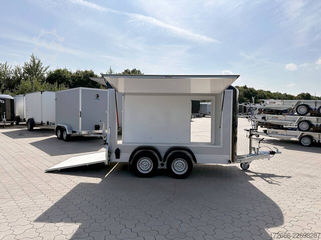 Kofferanhänger Debon CHEVAL LIBERTE DEBON C500 WABENKERN ROADSTER SCHWARZ +SEITENKLAPPE +SEITENTÜR