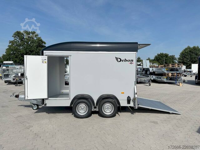 Kofferanhänger Debon CHEVAL LIBERTE DEBON C500 WABENKERN ROADSTER SCHWARZ +SEITENKLAPPE +SEITENTÜR