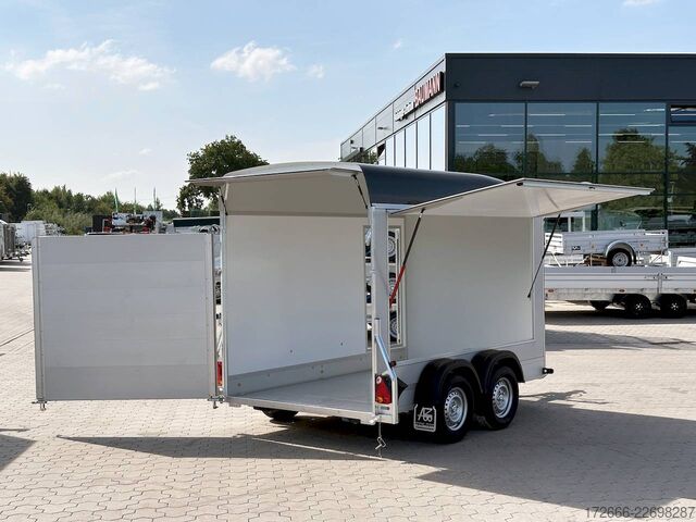 Kofferanhänger Debon CHEVAL LIBERTE DEBON C500 WABENKERN ROADSTER SCHWARZ +SEITENKLAPPE +SEITENTÜR