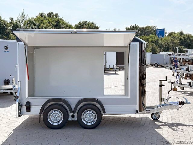 Kofferanhänger Debon CHEVAL LIBERTE DEBON C500 WABENKERN ROADSTER SCHWARZ +SEITENKLAPPE +SEITENTÜR