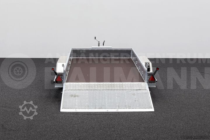 Přívěs na těžkou techniku Variant 3518 M4 | MAXI LOAD 400X180CM 3500KG BAUMASCHINENANHÄNGER | RAMPE