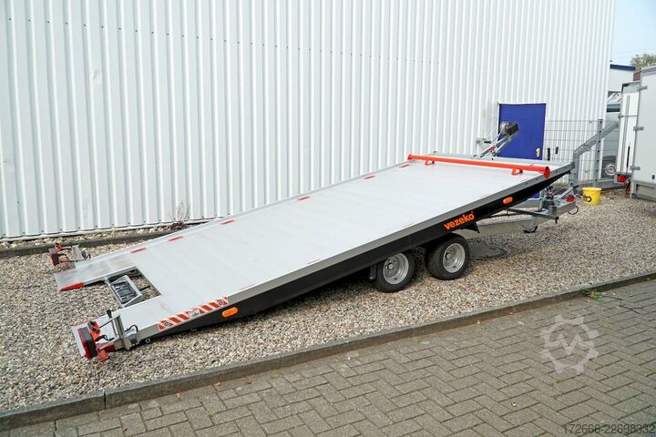 Autotransporter Vezeko IMOLA 27.43 RACE MASTER | HANDSEILWINDE 502X209CM 2700KG AUTOTRAILER
