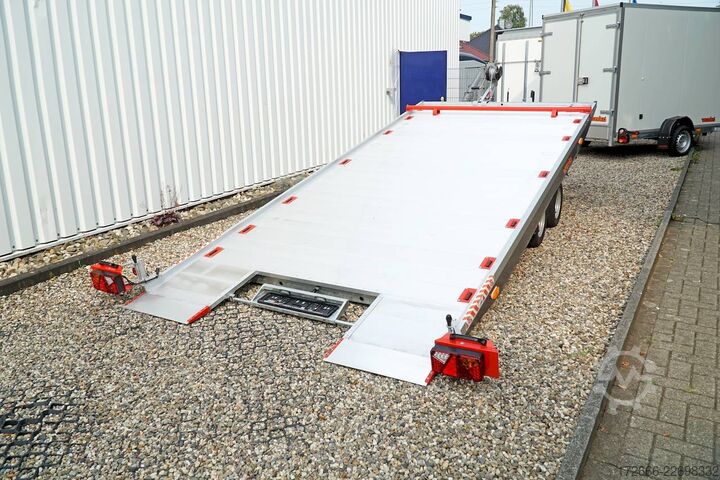 Autotransporter Vezeko IMOLA 27.43 RACE MASTER | HANDSEILWINDE 502X209CM 2700KG AUTOTRAILER