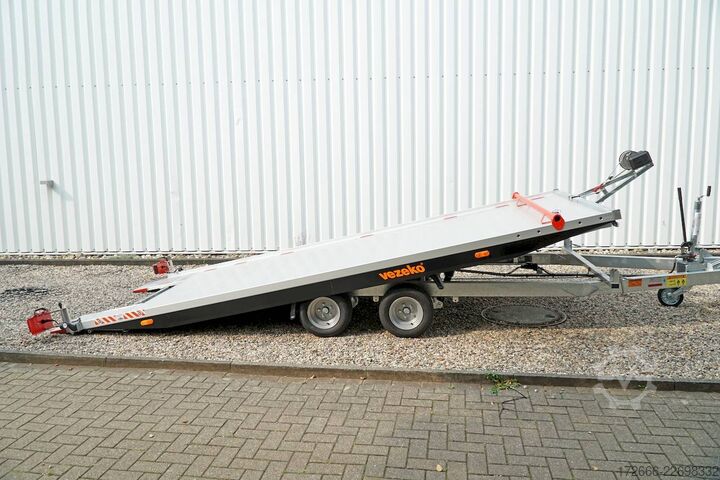 Autotransporter Vezeko IMOLA 27.43 RACE MASTER | HANDSEILWINDE 502X209CM 2700KG AUTOTRAILER