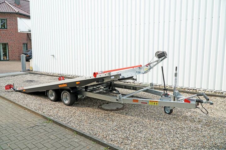 Autotransporter Vezeko IMOLA 27.43 RACE MASTER | HANDSEILWINDE 502X209CM 2700KG AUTOTRAILER