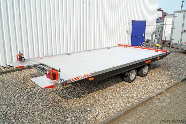 Autotransporter Vezeko IMOLA 27.43 RACE MASTER | HANDSEILWINDE 502X209CM 2700KG AUTOTRAILER