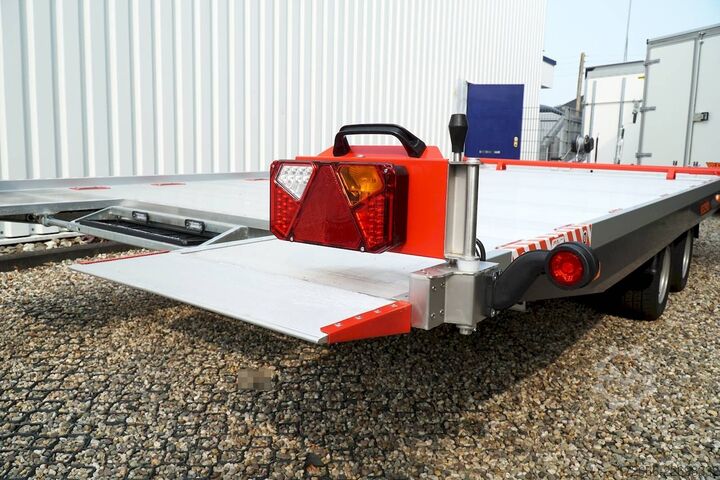 Autotransporter Vezeko IMOLA 27.43 RACE MASTER | HANDSEILWINDE 502X209CM 2700KG AUTOTRAILER