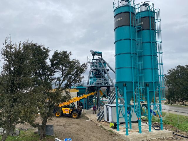 Betona sajaukšanas rūpnīca, betona rūpnīca CONSTMACH Compact Concrete Batching Plant 100 M3/H