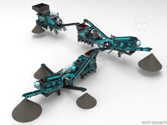 Equipamento de trituração Constmach Mobile Crushing Plant 60-80 tph