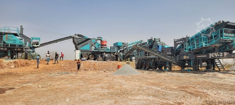 εξοπλισμός θραύσης Constmach Mobile Crushing Plant 60-80 tph