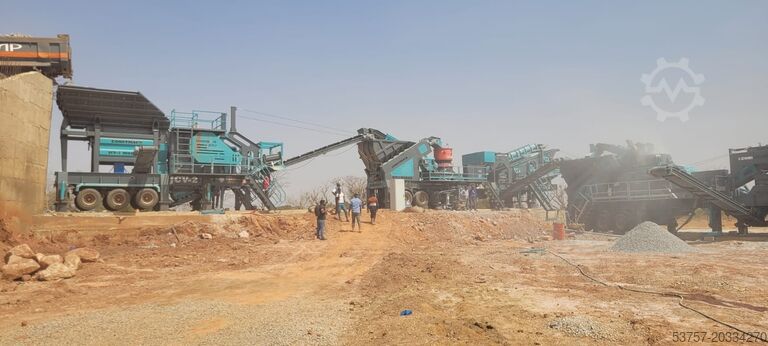 εξοπλισμός θραύσης Constmach Mobile Crushing Plant 60-80 tph
