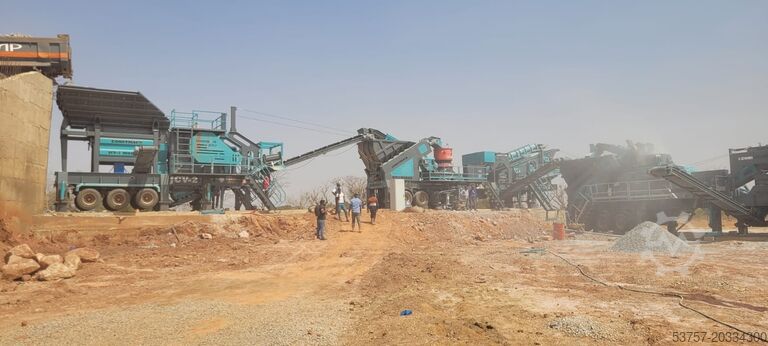 Oprema za razbijanje Constmach Mobile Rock Crushing Plant Mobile stone crushing plant 120-150 tph