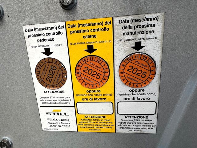 S+UVV 05/27 protecție laterală. Electric, 5.917 ore Still RX 60-25