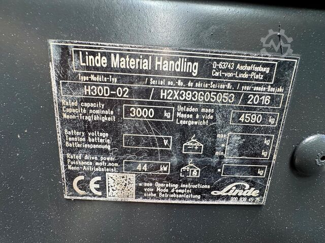 UVV 06/27, боковой сдвигатель, дизель, 15 338 моточасов Linde H 30D
