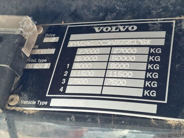 Shasi me kabinën e shoferit Volvo FH 460 6x2*4 - Chassis - Steering axle - Manual...