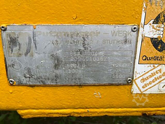 Stationary Concrete Pump Putzmeister BSA 1004E