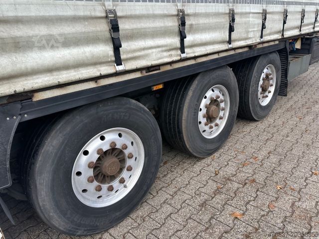 Відкритий напівпричіп з тентом KRONE SD Palettenkasten / Lift / BPW