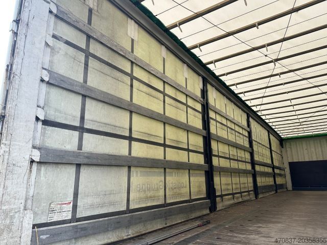 Відкритий напівпричіп з тентом KRONE SD Palettenkasten / Lift / BPW