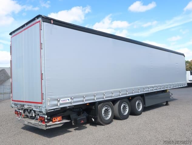 খোলা আধা-ট্রেলার সঙ্গে তারপুলিন Schmitz Cargobull SCS 24 Liftachse P-Kasten Getränke LBW