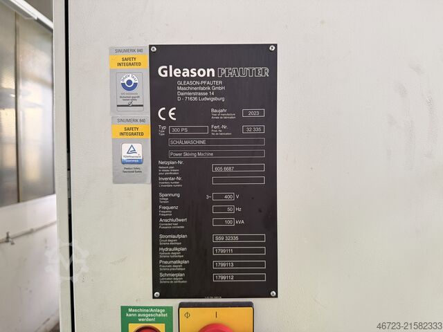 Máquina de power skiving para engranajes Gleason-Pfauter 300 PS