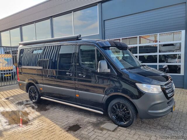 Furgoneta de reparto doble cabina Mercedes-Benz Sprinter 314 CDI L2H1 DC 5 Zits Huif Euro 6