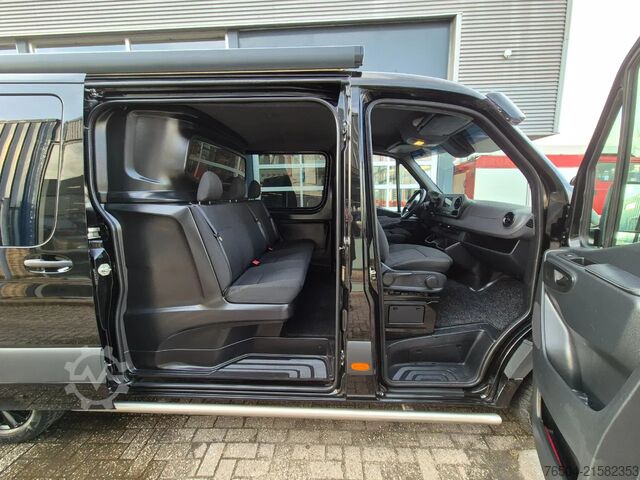 Furgoneta de reparto doble cabina Mercedes-Benz Sprinter 314 CDI L2H1 DC 5 Zits Huif Euro 6
