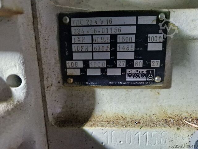 DEUTZ TBD234V16 DEUTZ TBD234V16