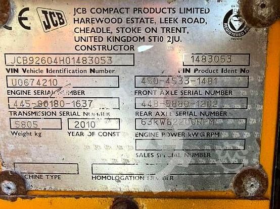 възможен мотокар JCB 926