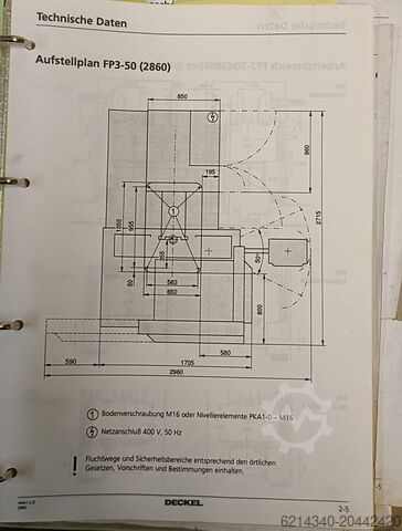 Universāls apstrādes centrs Deckel maho fp3-50
