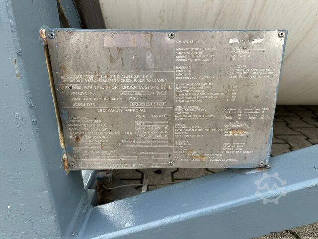 Tank container Welfit Oddy 24.890L / 1-COMP, 20FT ISO, UN PORTABLE T11, NE...