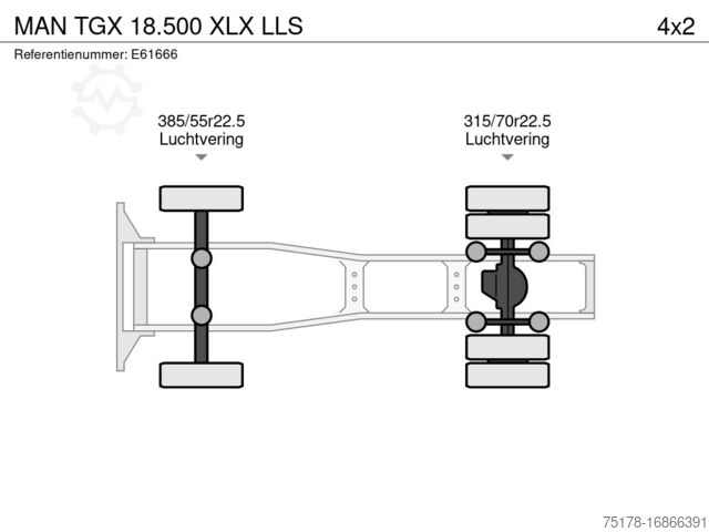 Standard SZM MAN TGX 18.500 XLX LLS