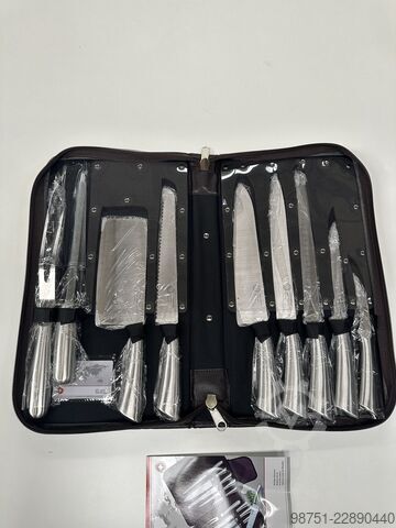  Unbekannt Messerset In Lederetui