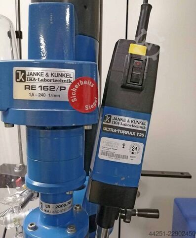 IKA LR 2000 V laboratoriereaktor komplet sæt Ultra-Turrax T25 RE 162 P vandbad LT5 IKA LR 2000 V